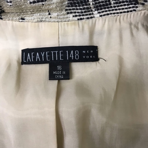 Lafayette 148 Floral Print 2 Button Blazer Jacket - Picture 7 of 9